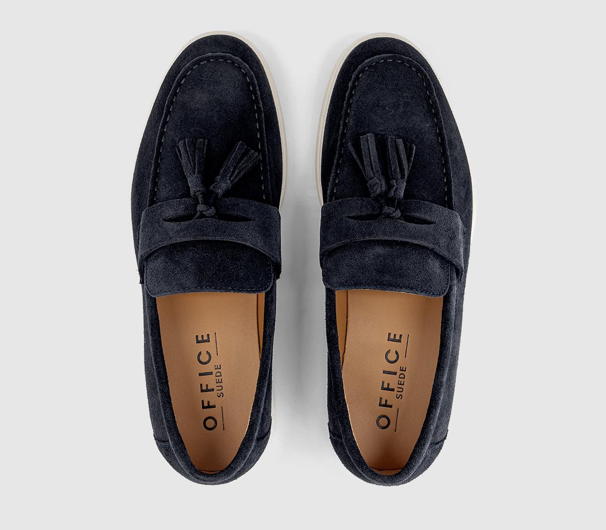 OFFICECairo Tassel LoafersNavy Suede