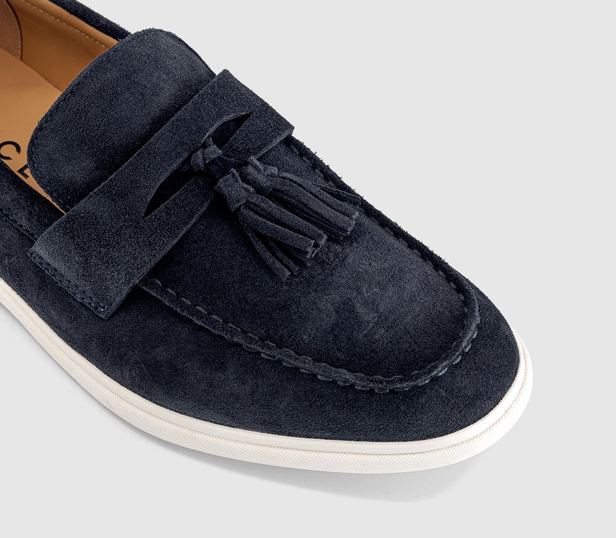 OFFICECairo Tassel LoafersNavy Suede