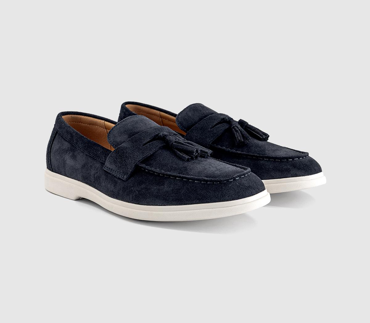 OFFICECairo Tassel LoafersNavy Suede