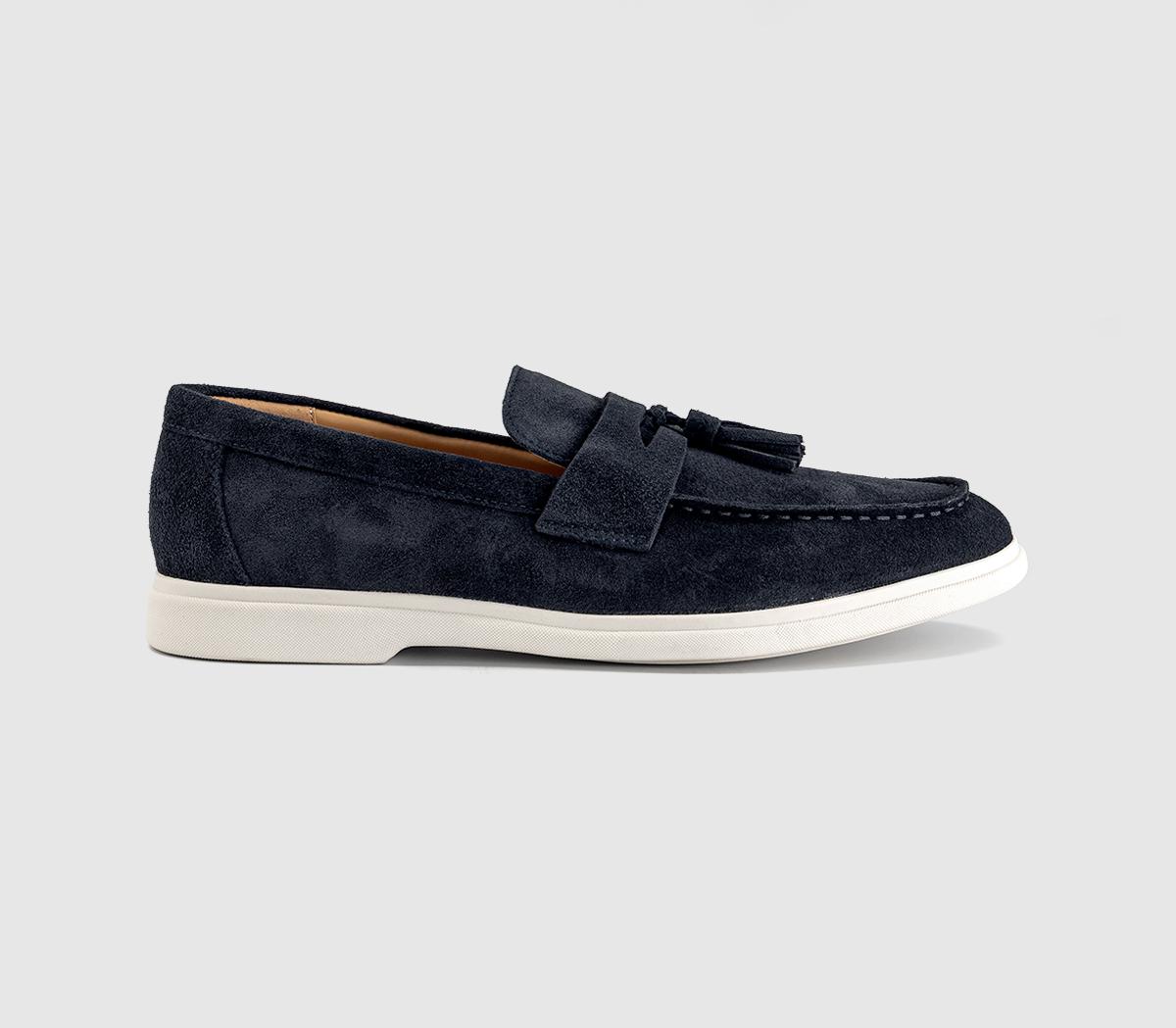 OFFICECairo Tassel LoafersNavy Suede