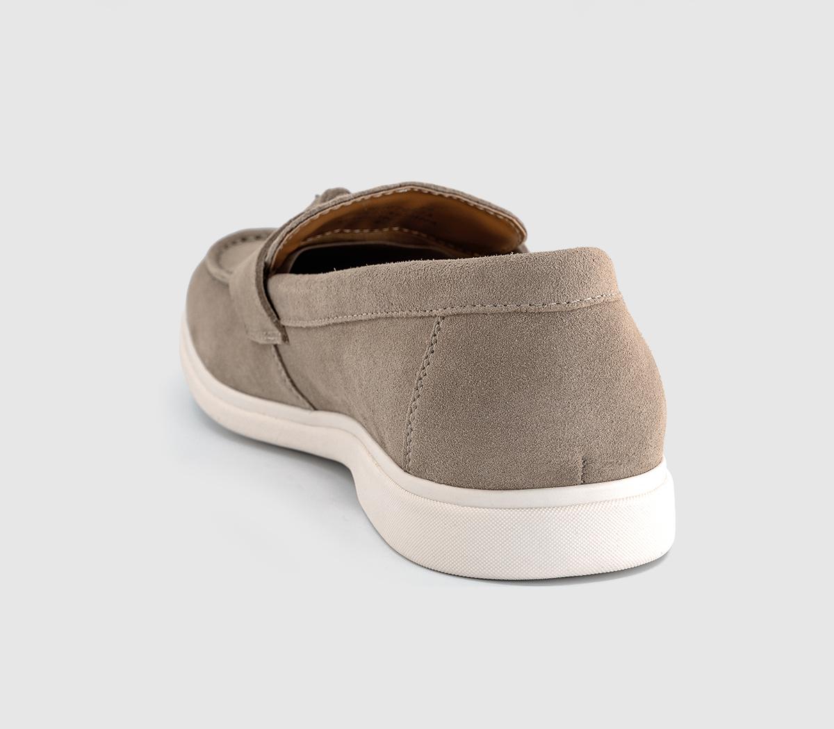 OFFICECairo Tassel LoafersStone Suede