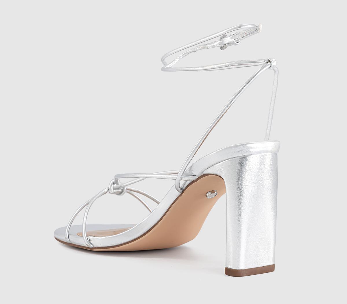 OFFICEHarbour Multi Strap Block HeelsSilver