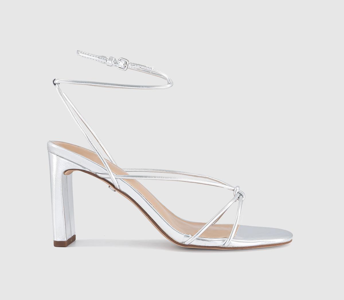 OFFICEHarbour Multi Strap Block HeelsSilver