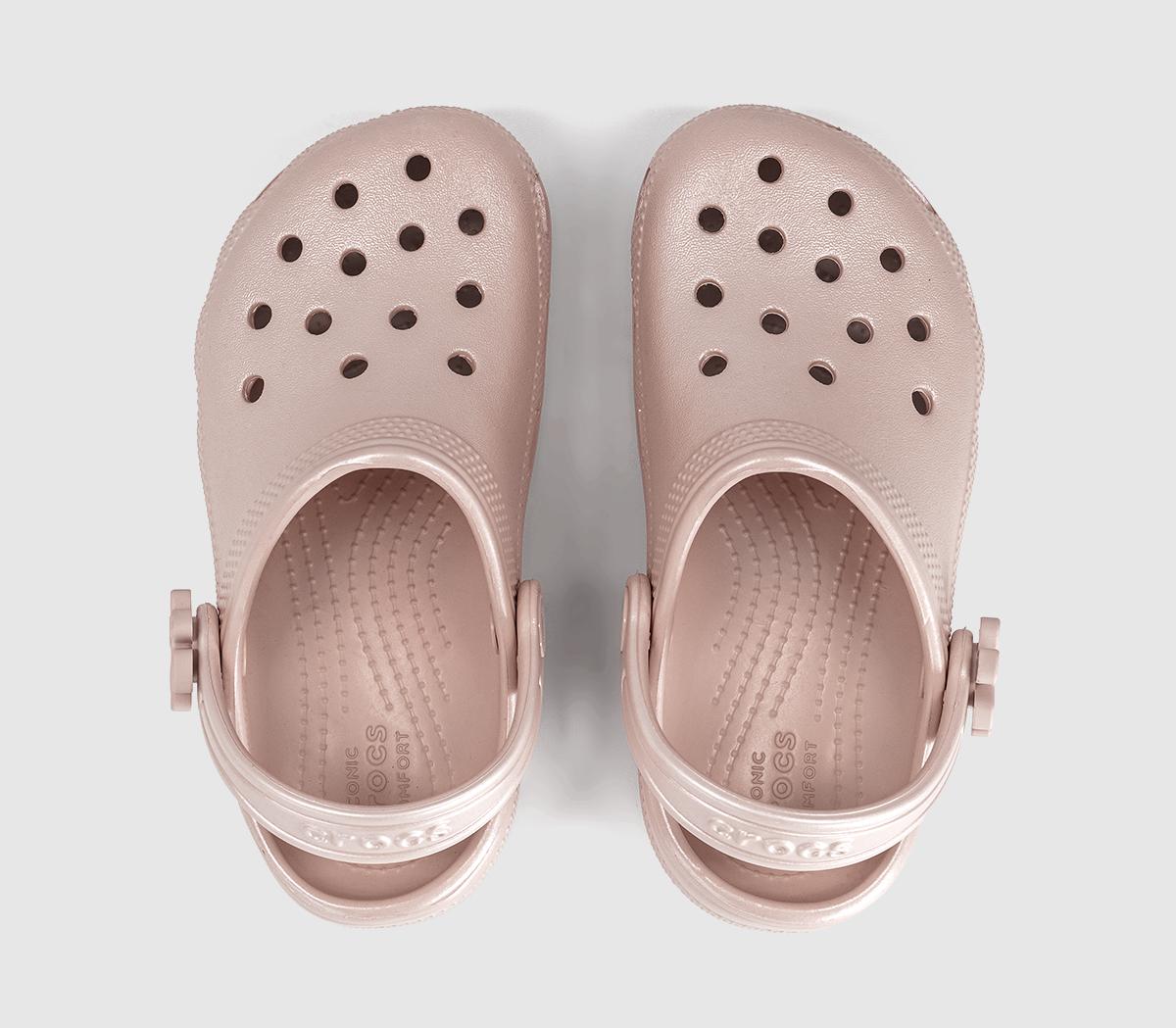 CrocsClassic Pearl Shine Kids ClogsQuartz