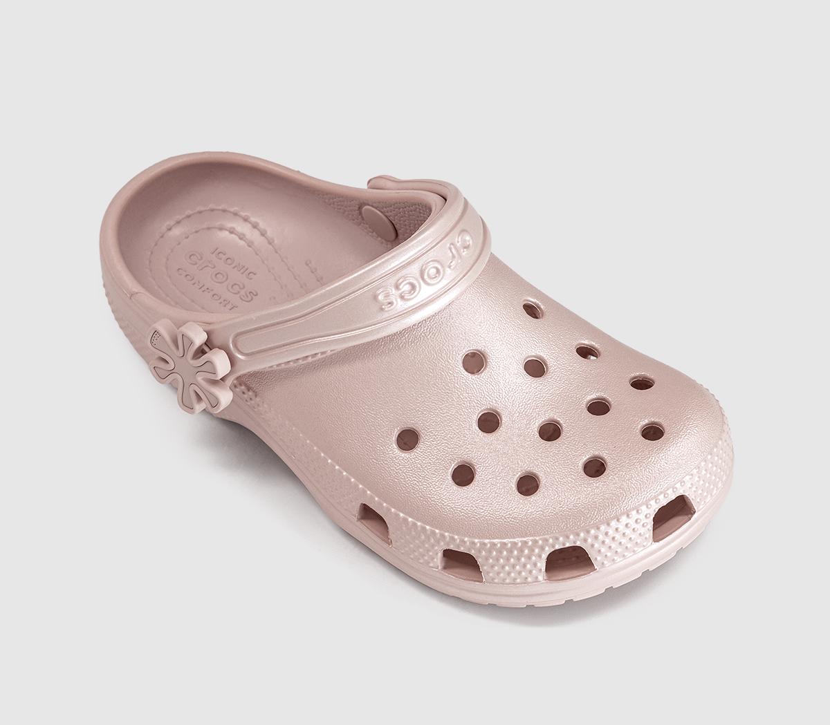 CrocsClassic Pearl Shine Kids ClogsQuartz