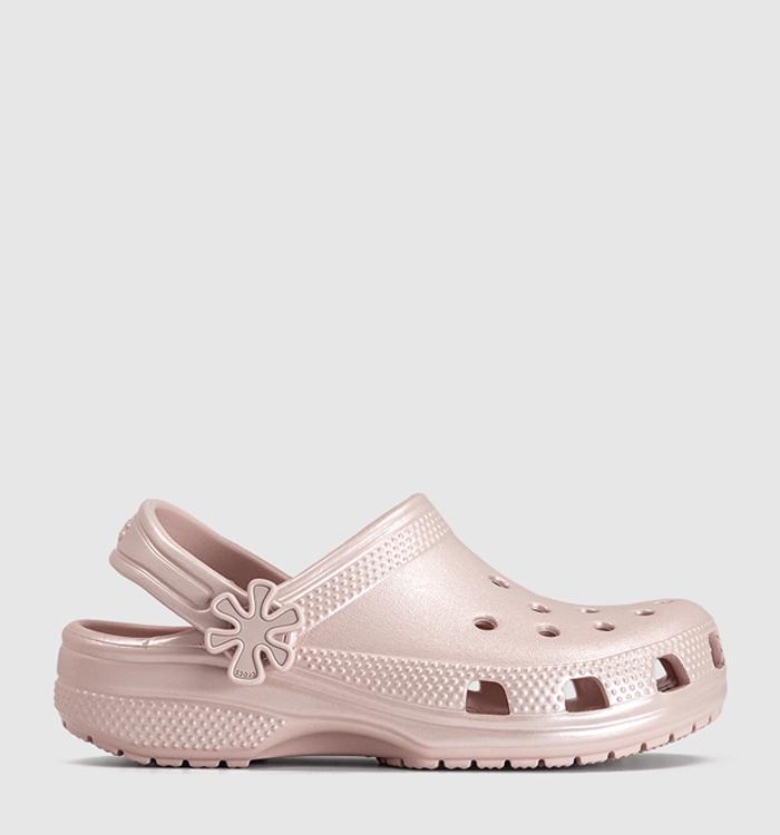 Crocs Classic Pearl Shine Kids Clogs Quartz