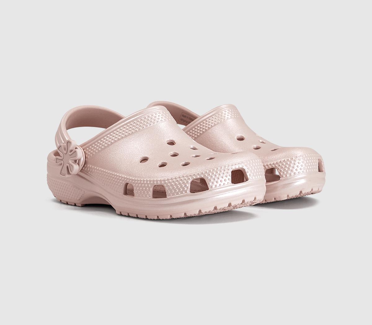 CrocsClassic Pearl Shine Kids ClogsQuartz