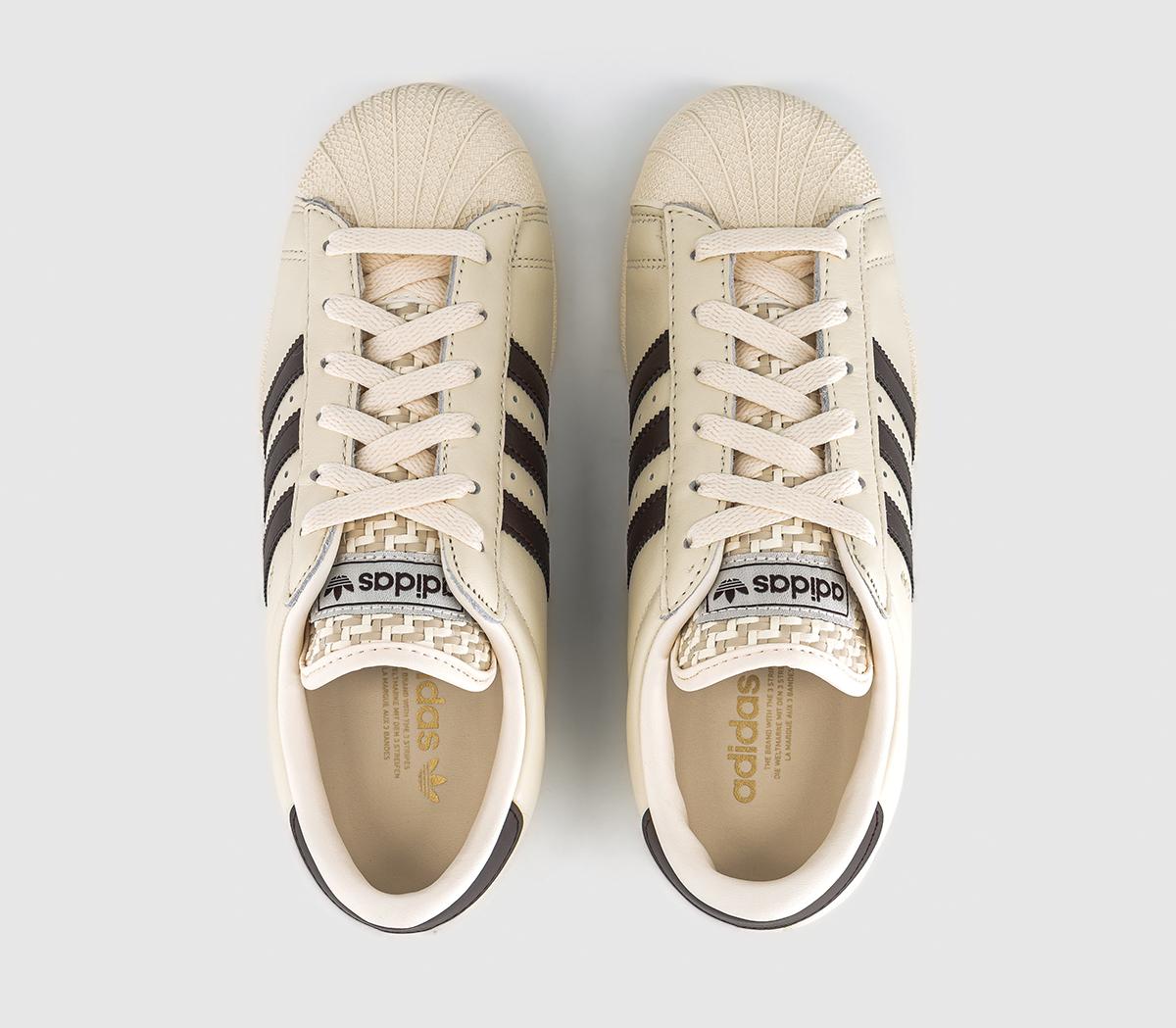 adidasSuperstar Lo Pro TrainersCream White Aurora Coffee Gold Metallic