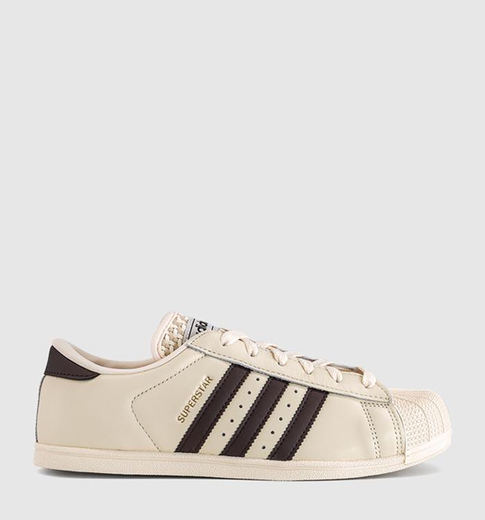 adidas Superstar Lo Pro Trainers Cream White Aurora Coffee Gold Metallic