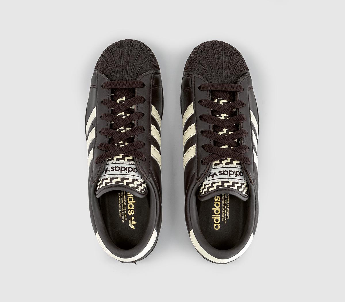 adidasSuperstar Lo Pro TrainersAurora Coffee Cream White Gold Metallic