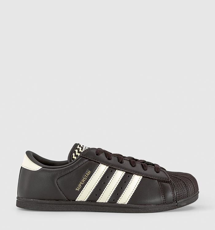 adidas Superstar Lo Pro Trainers Aurora Coffee Cream White Gold Metallic