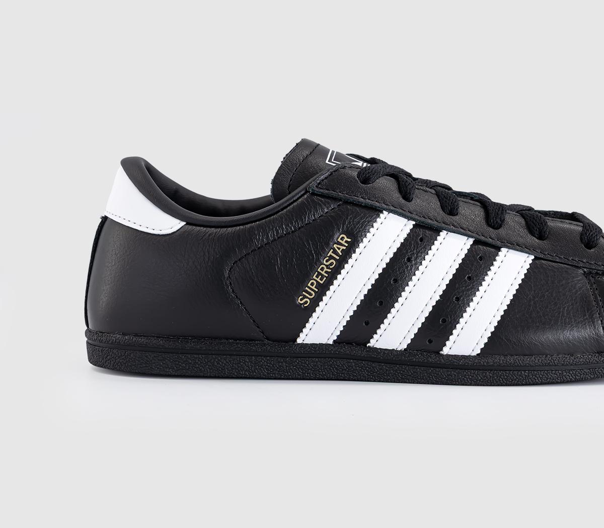 adidasSuperstar Lo Pro TrainersBlack White Gold Metallic
