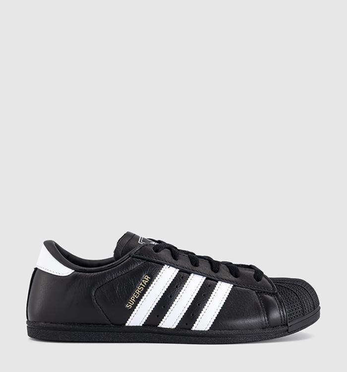 adidas Superstar Lo Pro Trainers Black White Gold Metallic