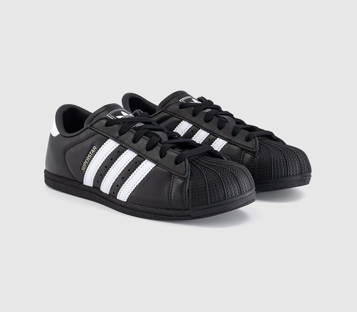 adidasSuperstar Lo Pro TrainersBlack White Gold Metallic