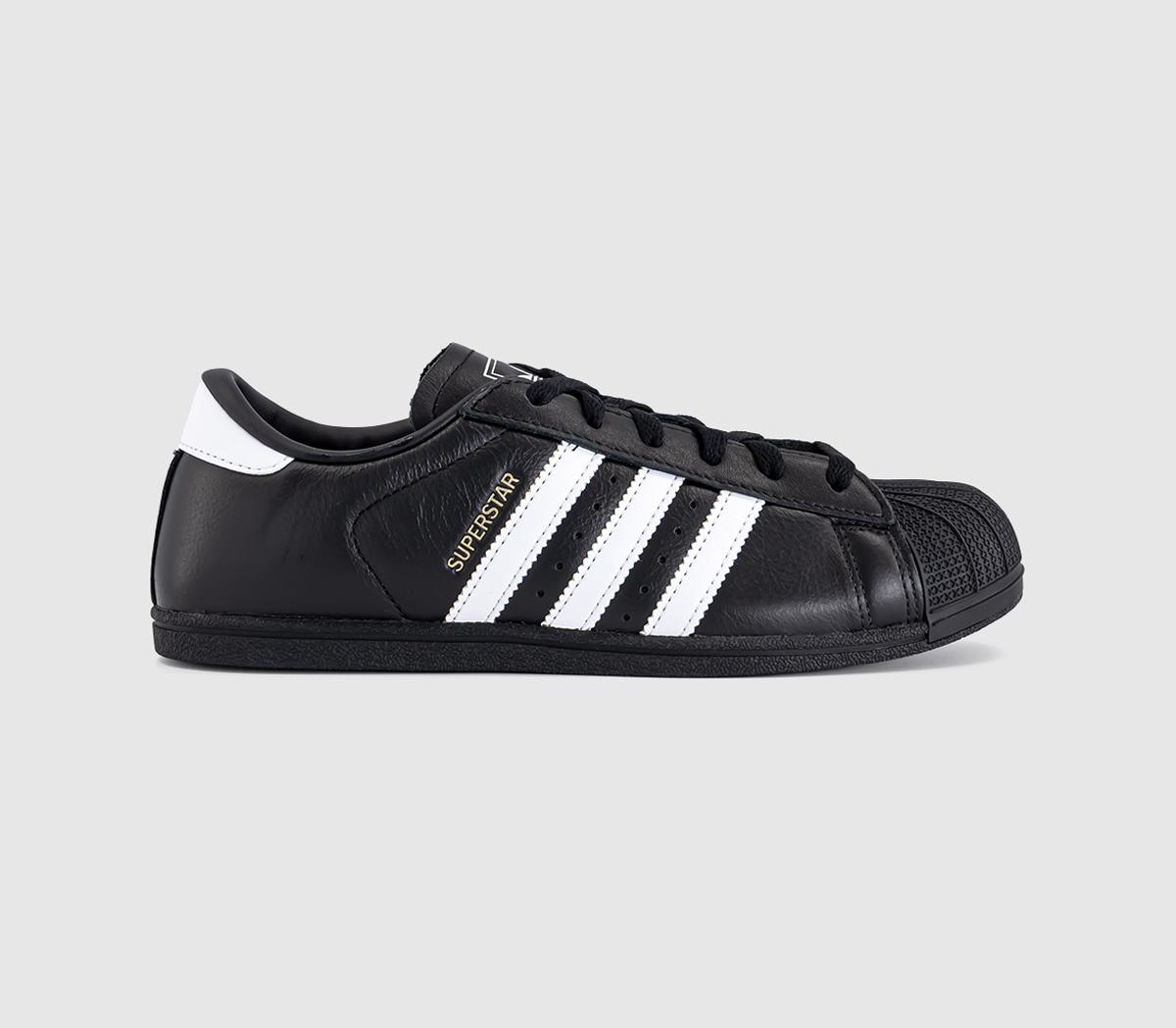 adidasSuperstar Lo Pro TrainersBlack White Gold Metallic