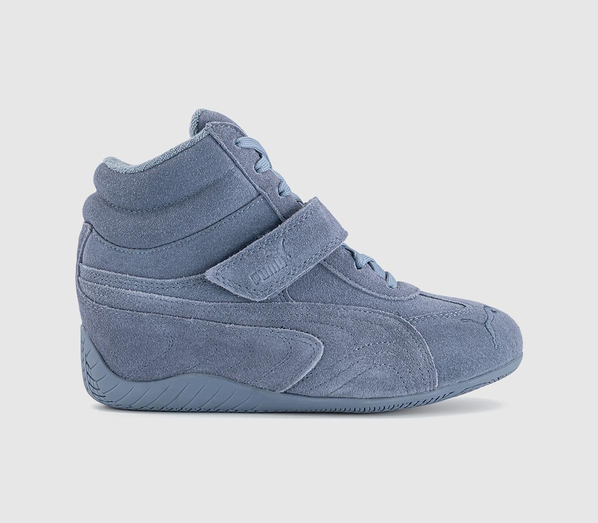 Puma Speedcat Wedges Gray Sky Black In  Grey in Women's Size 4, Offspring