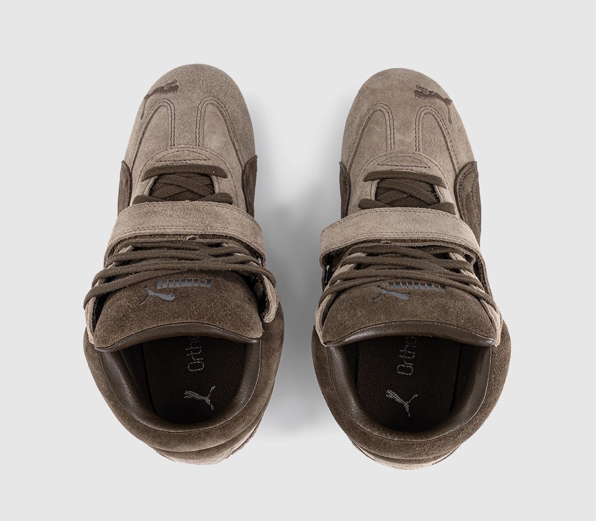 PUMASpeedcat Wedge TrainersTotally Taupe Chocolate