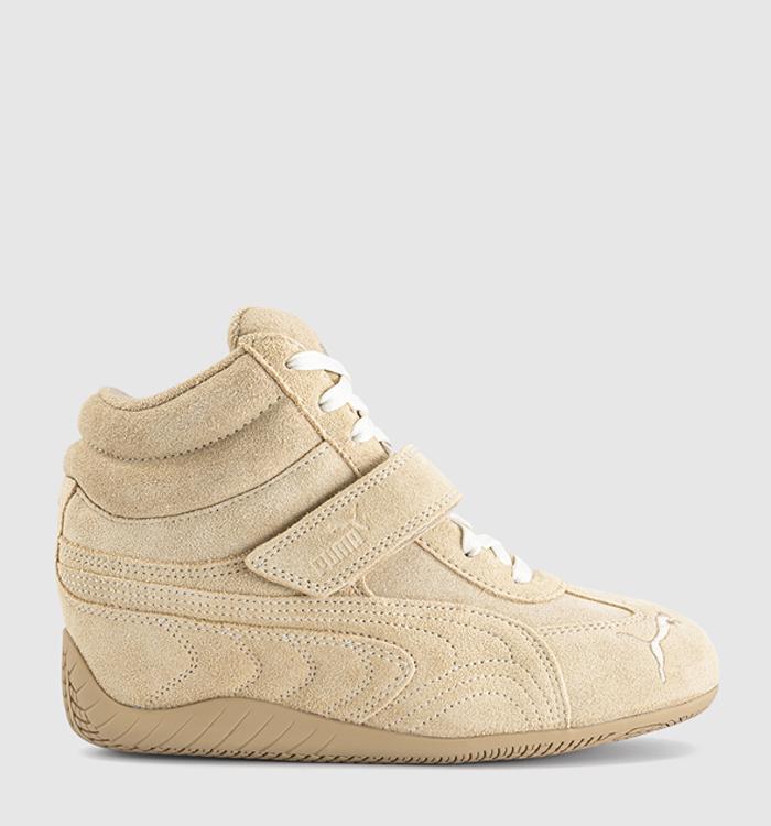 PUMA Speedcat Wedge Trainers Sand Dune Alpine Snow