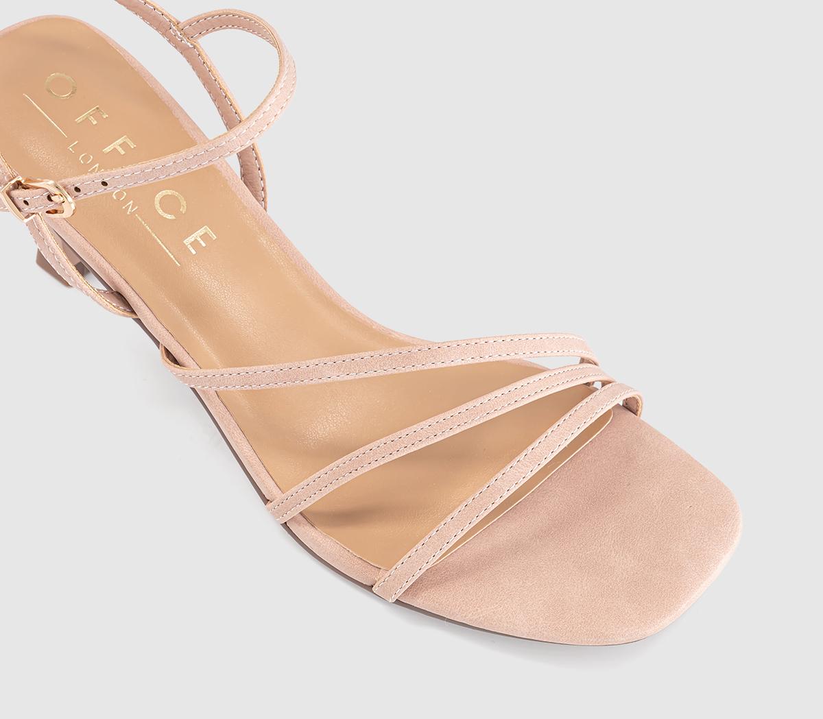 OFFICEMillie Multi Strap HeelsBlush