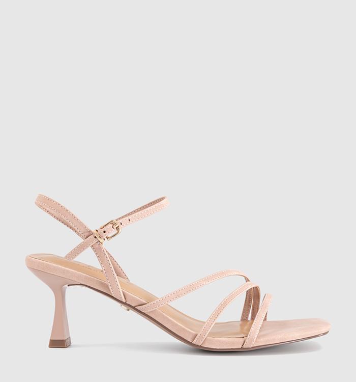 OFFICE Millie Multi Strap Heels Blush