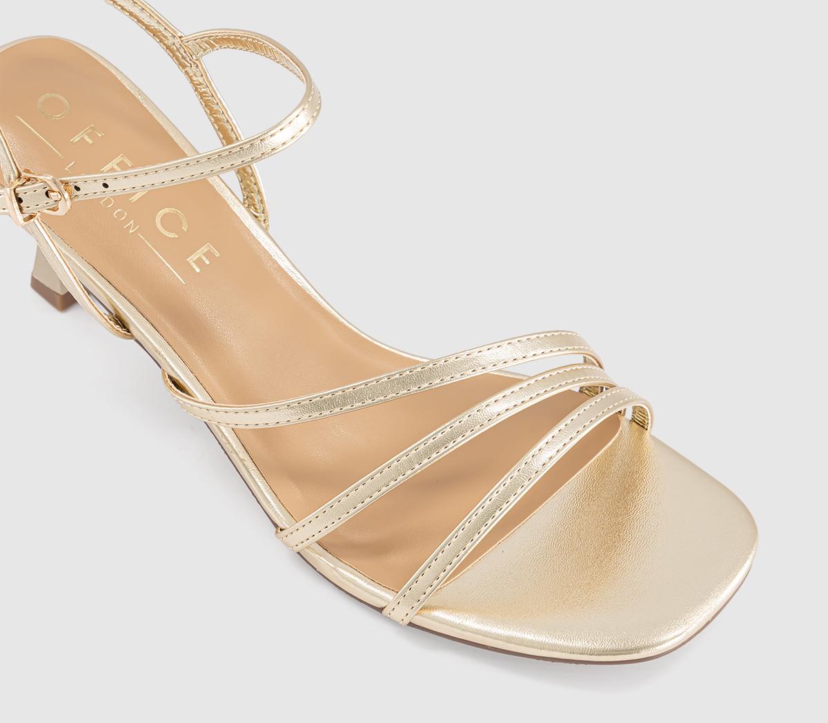 OFFICEMillie Multi Strap HeelsGold
