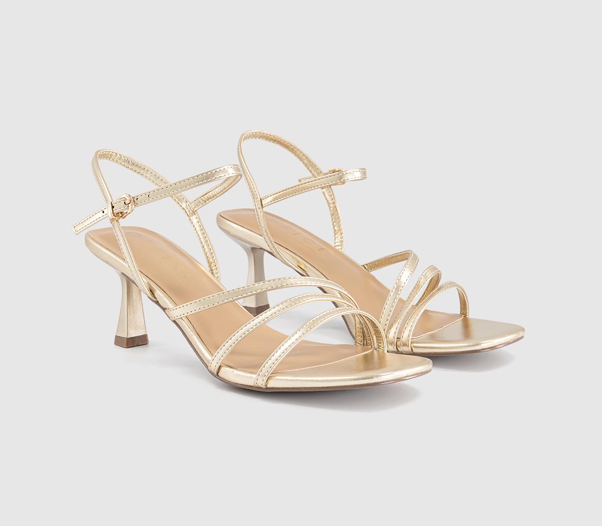 OFFICEMillie Multi Strap HeelsGold