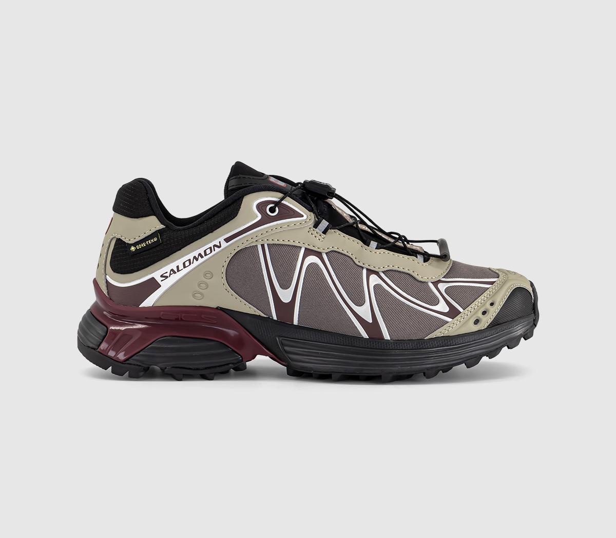 Salomon Xt-whisper Gtx Trainers Silver Sage Huckleberry Maroon Banner Multi, 11