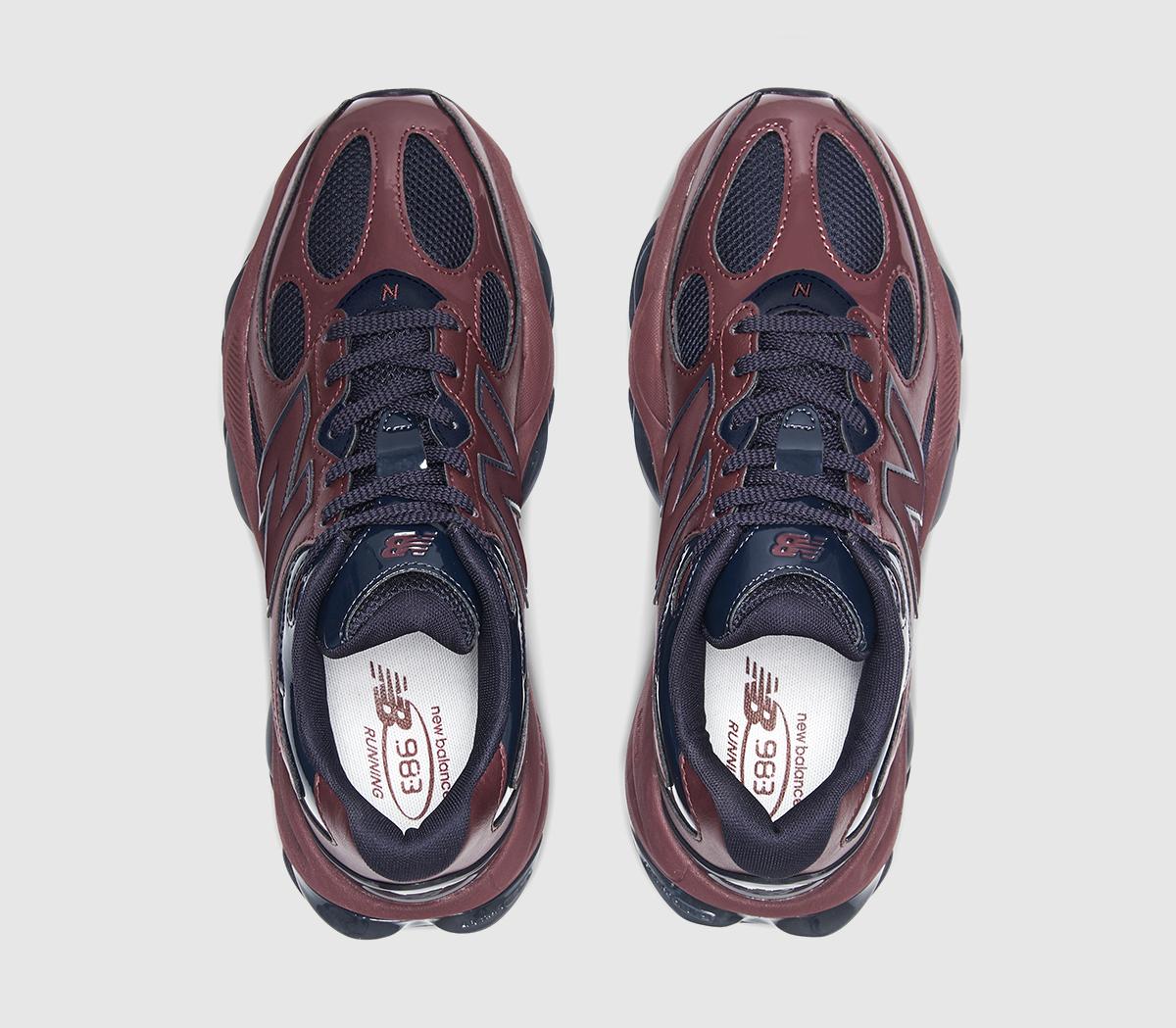 New Balance983 TrainersCherry Leather Dark Night