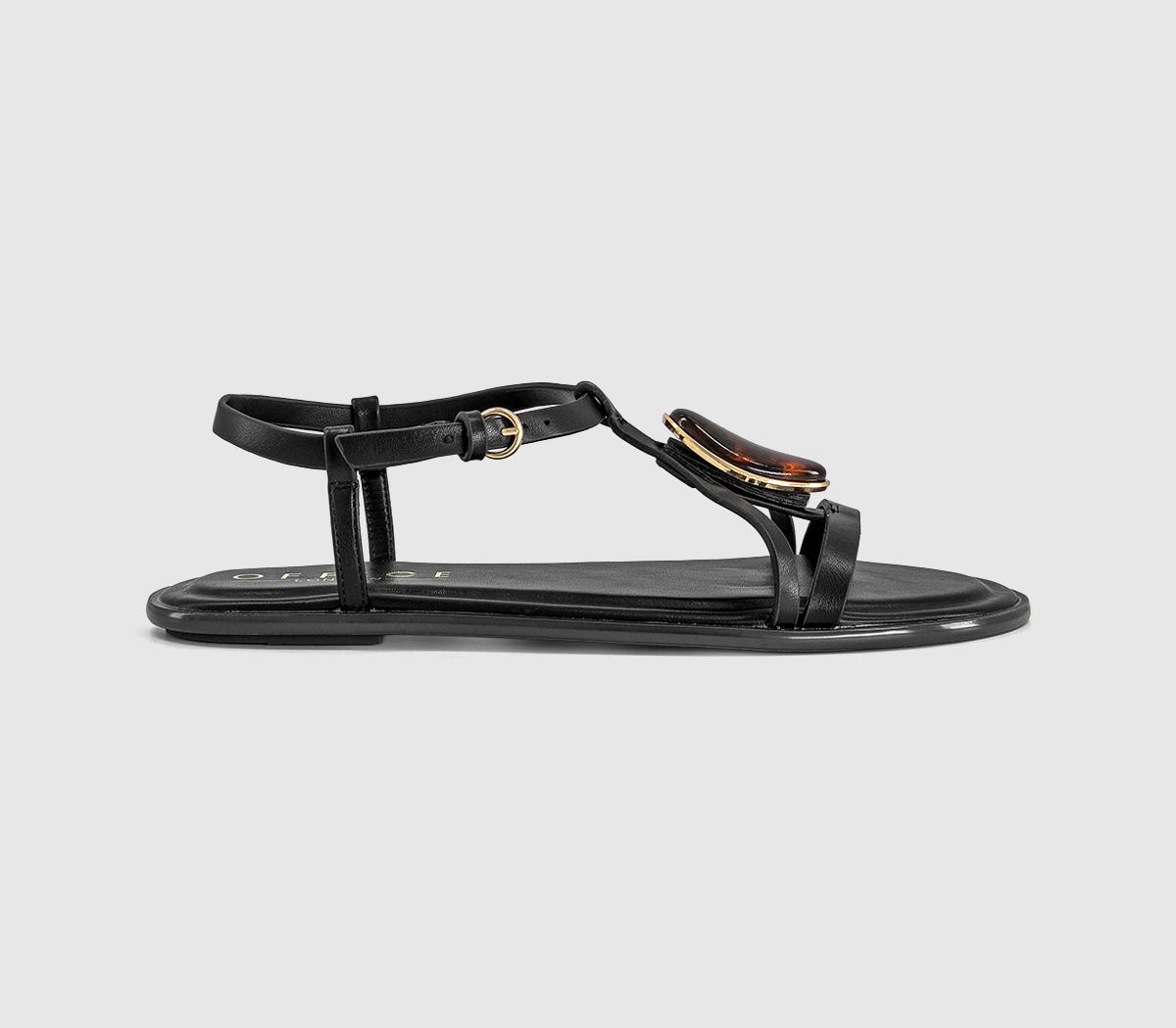 OFFICESareen Trim Strappy SandalsBlack
