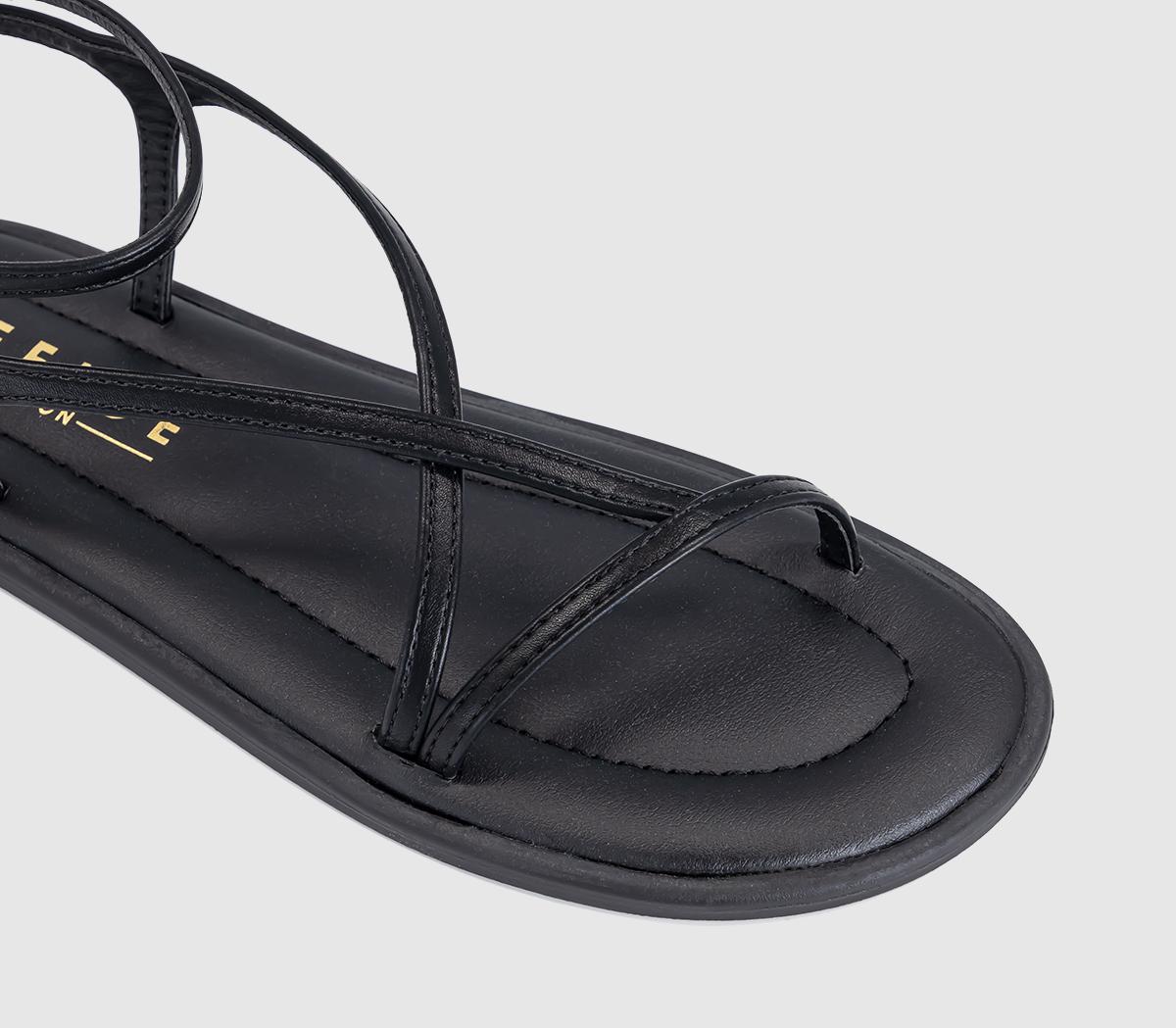 OFFICESalvador Strappy Footbed SandalsBlack