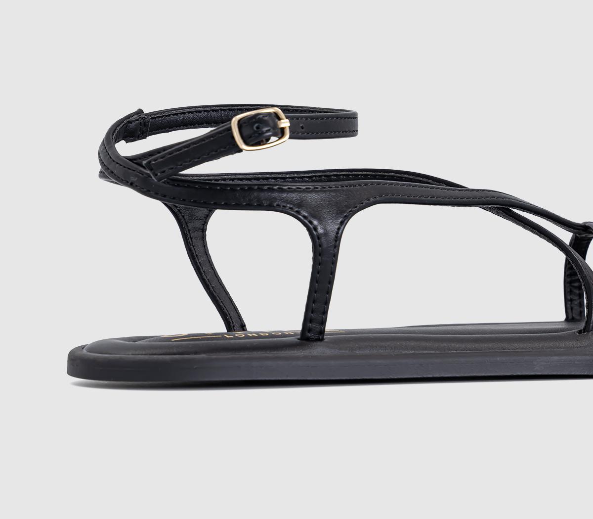 OFFICESalvador Strappy Footbed SandalsBlack