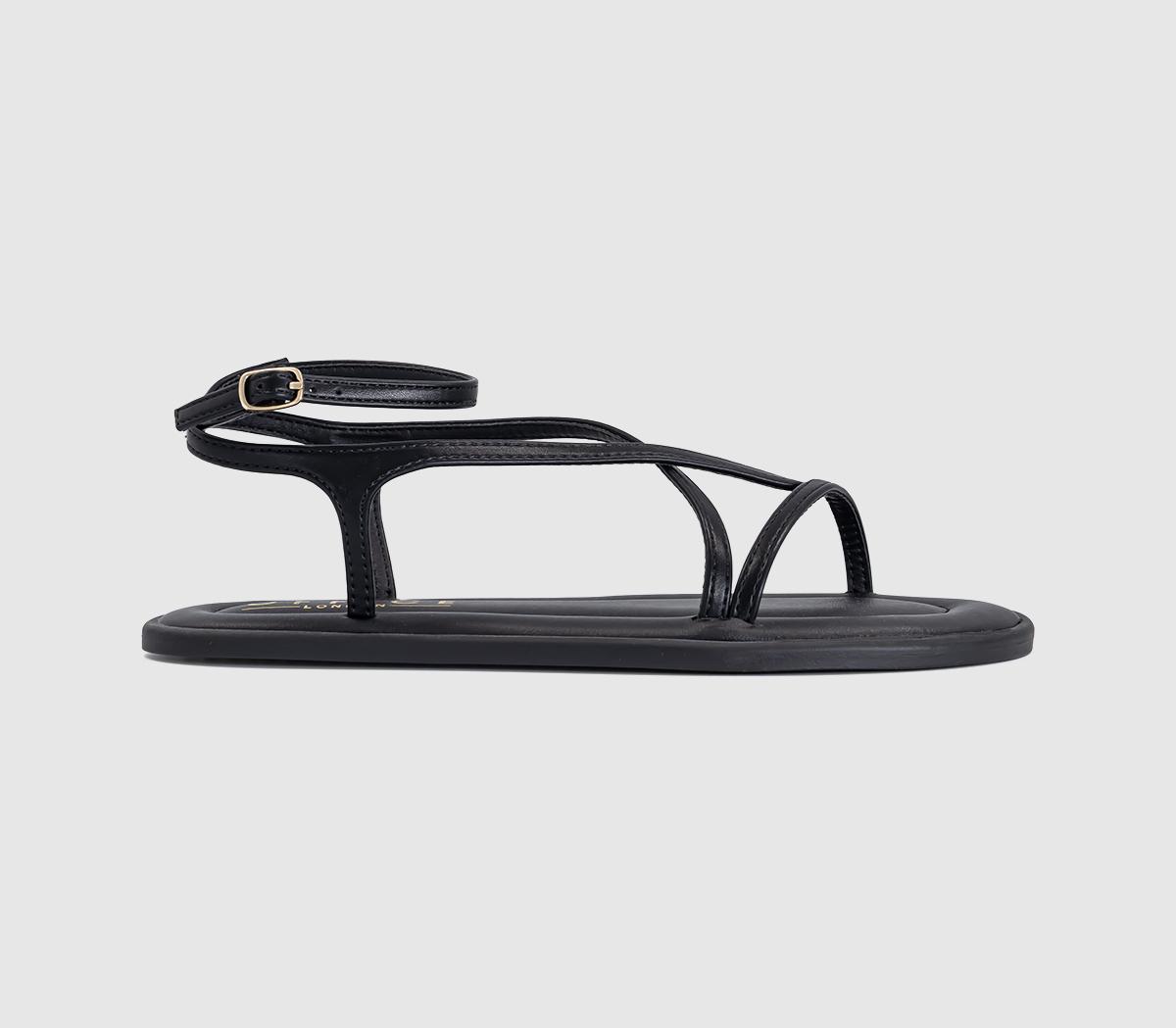 OFFICESalvador Strappy Footbed SandalsBlack