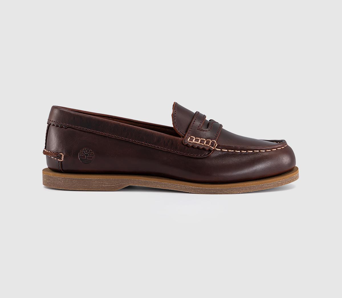 Timberland Classic Boat Loafers Burgundy  Brown in Women's Size 4, Office Shoes