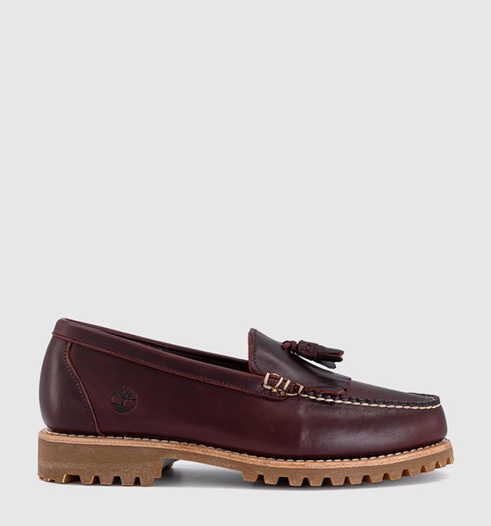 Timberland Authentic Loafers Burgundy Full Grain