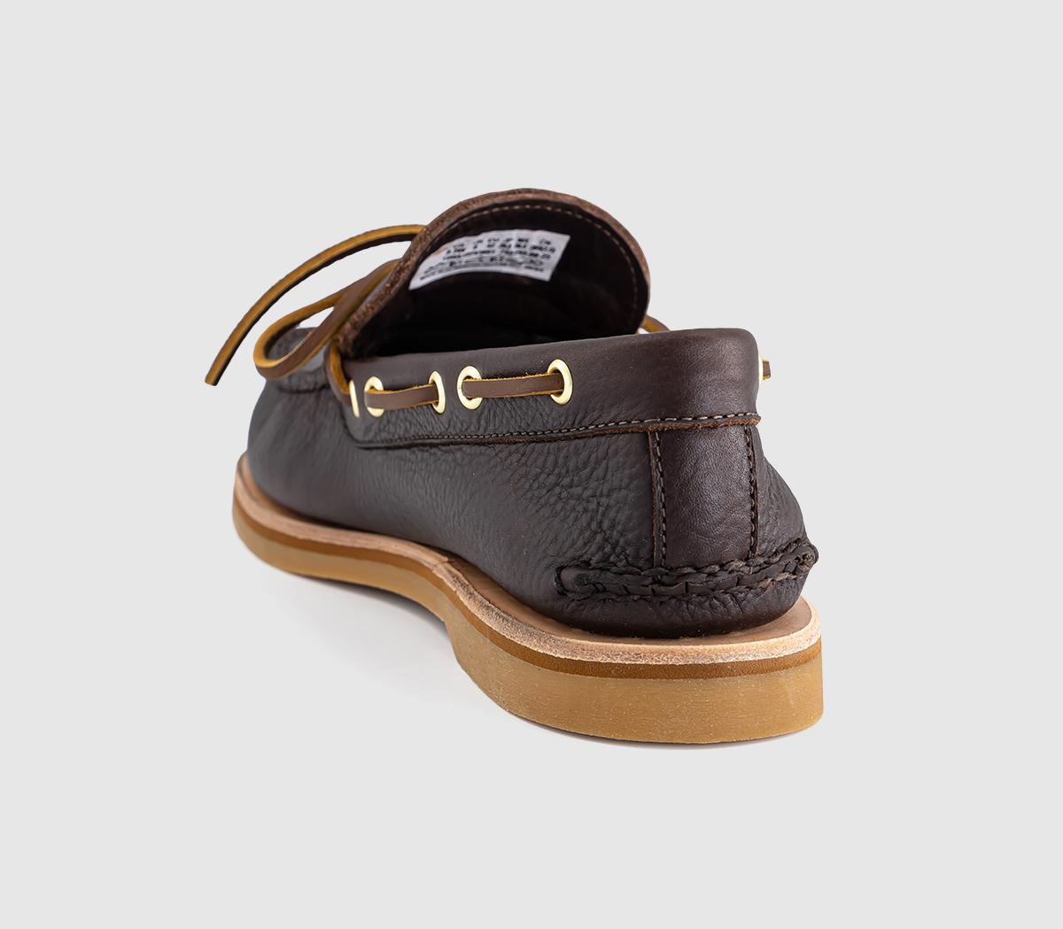 TimberlandOne Eye Boat ShoesDark Brown Full Grain
