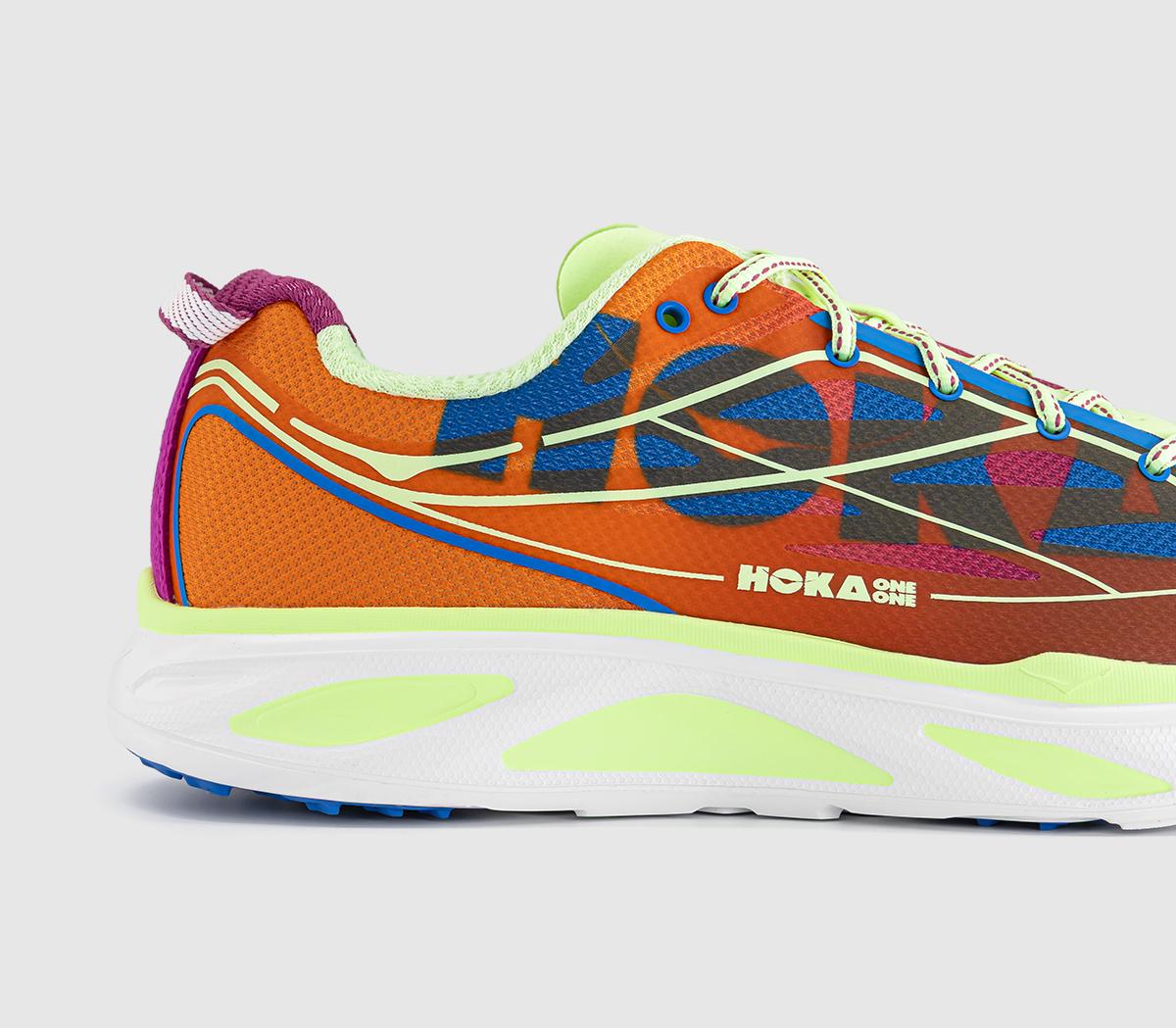 HOKAHuaka Pro TrainersFuchsia Neon Yuzu