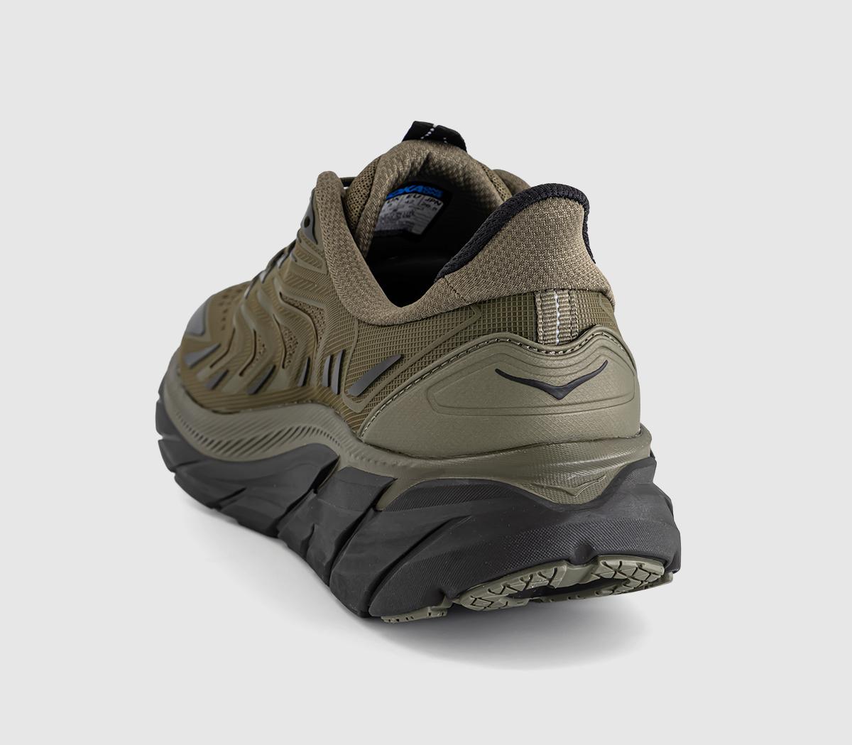 HOKAClifton Utlity TrainersAntique Olive  Black