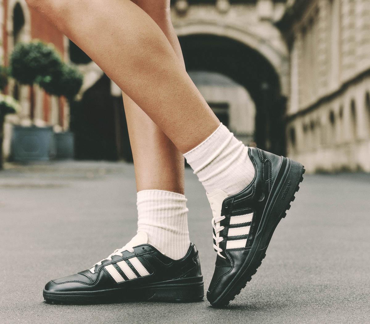 adidasForum SQ TrainersBlack Cream White Black