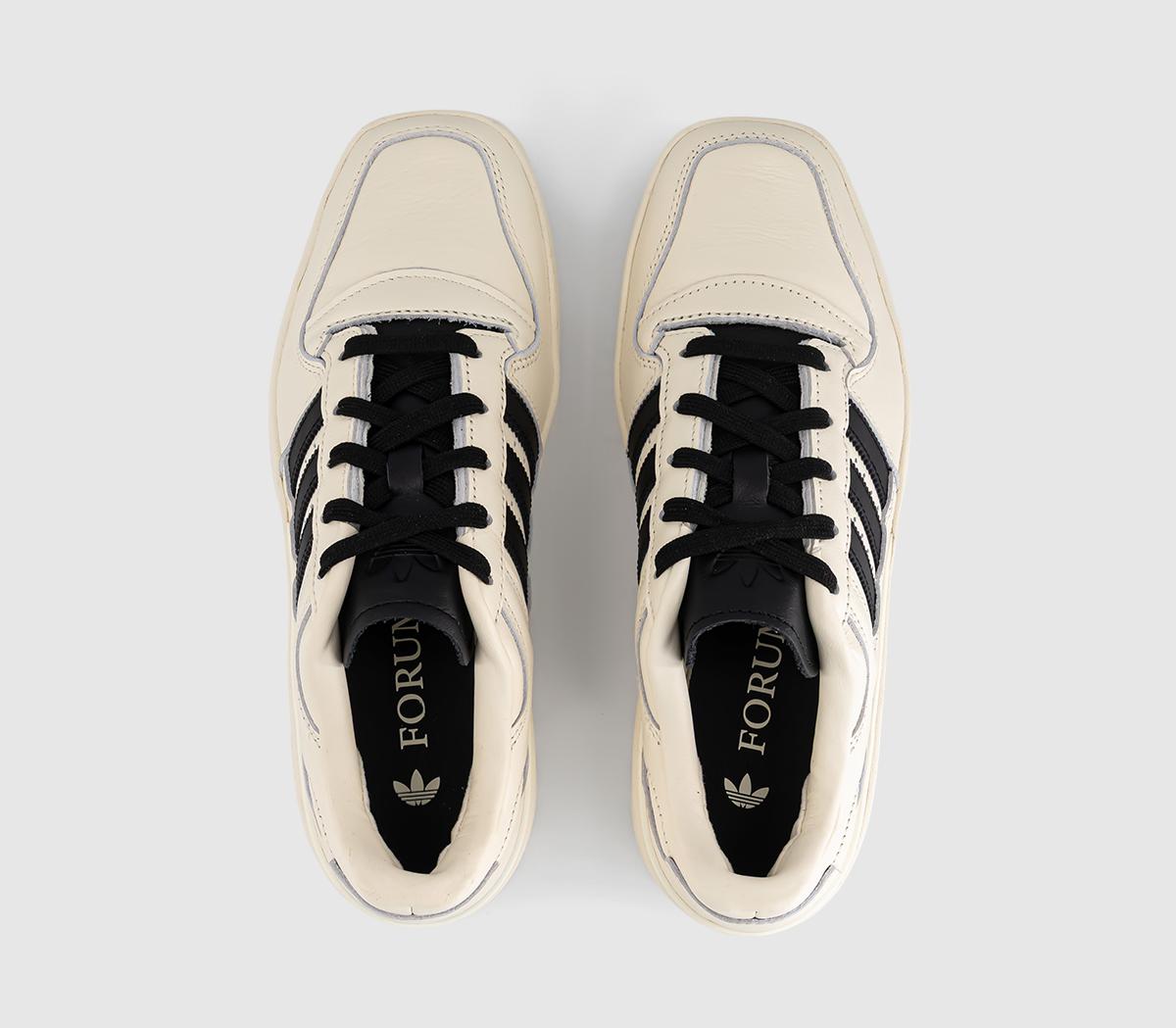adidasForum SQ TrainersCream White Black Cream White