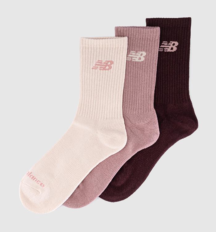 New Balance Socks Nb Everyday Crew Socks Pink