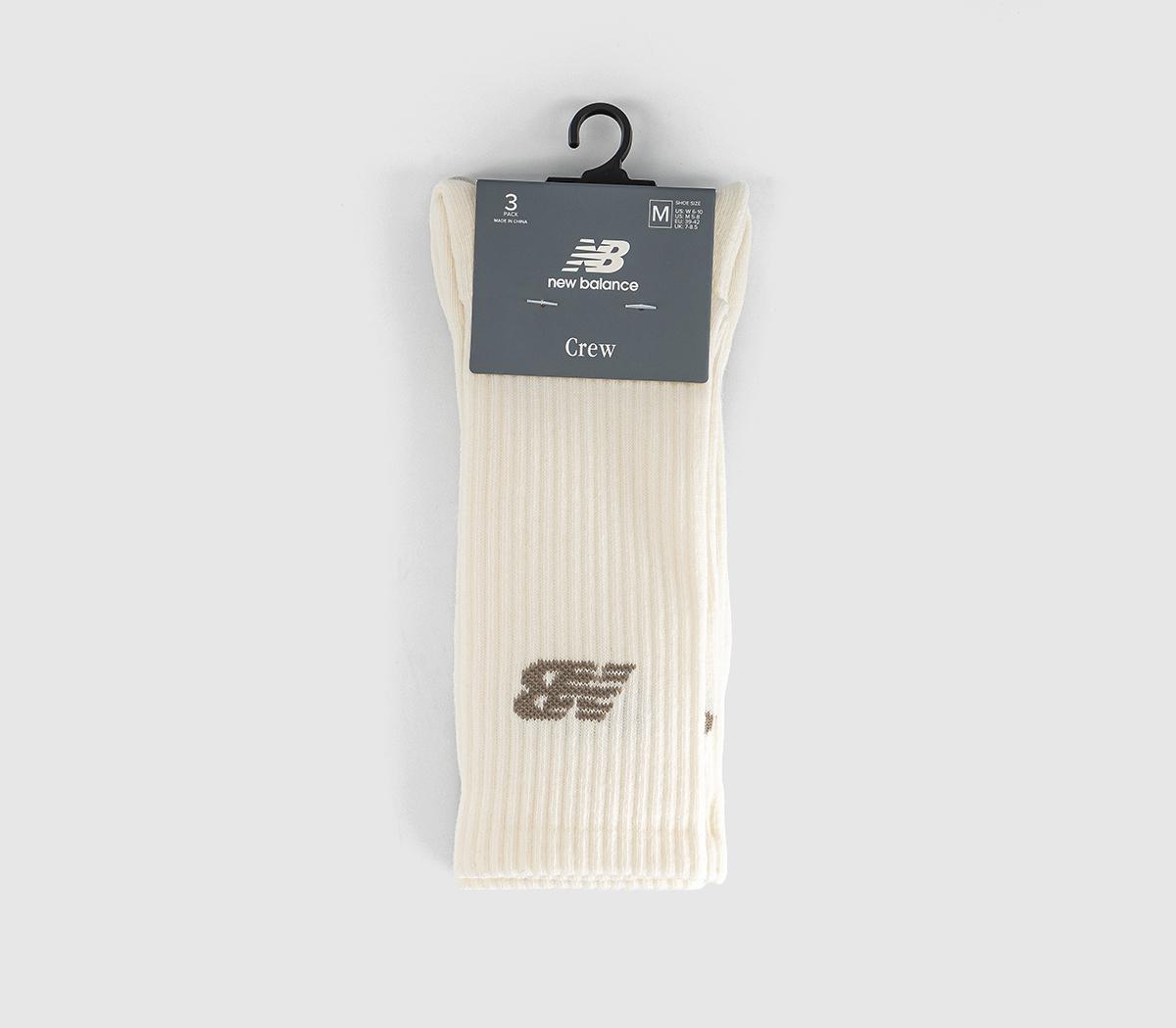 New Balance SocksNb Everyday Crew SocksSea Salt Timberwolf Cream