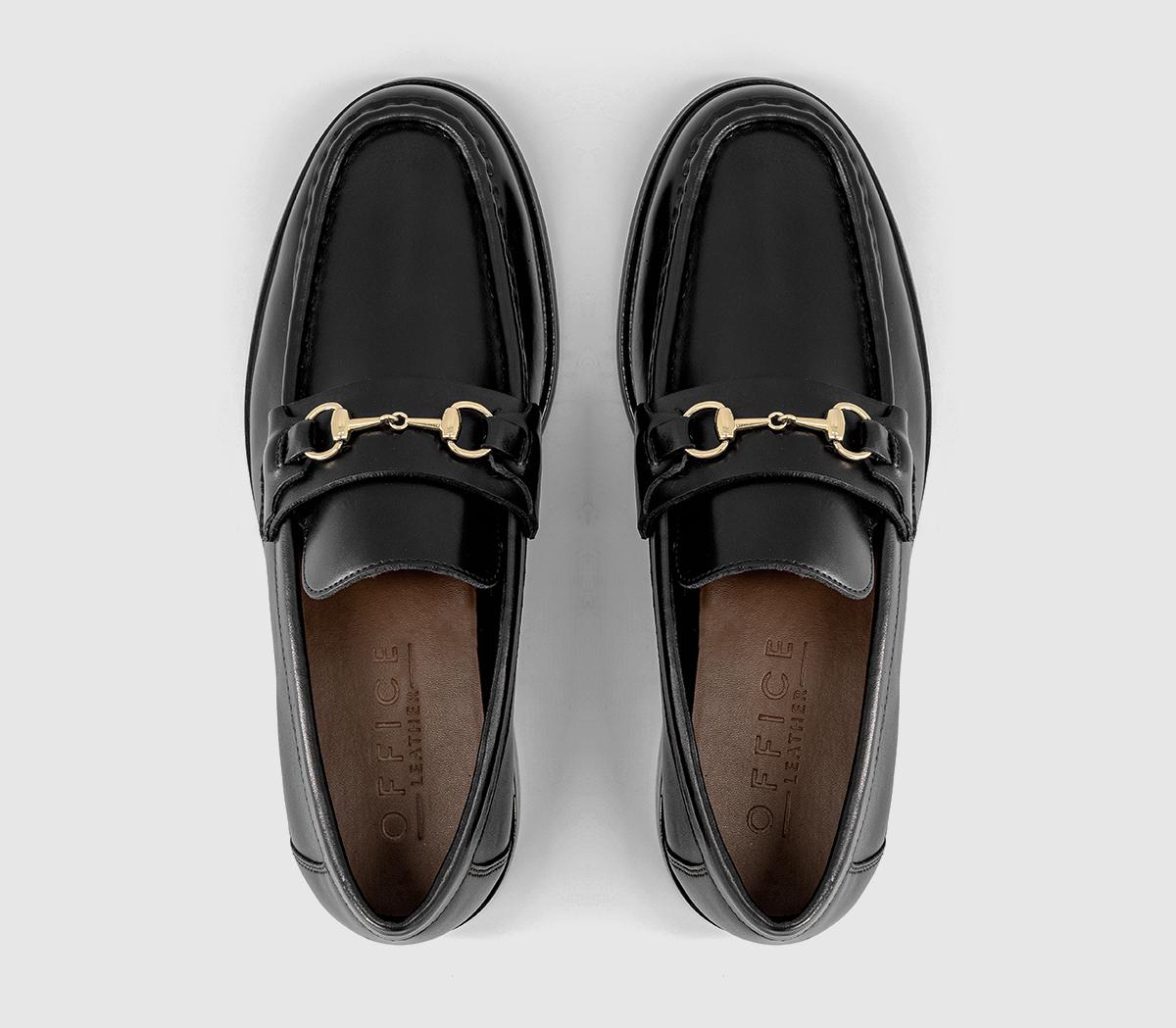 OFFICEMunich Snaffle LoafersBlack Leather