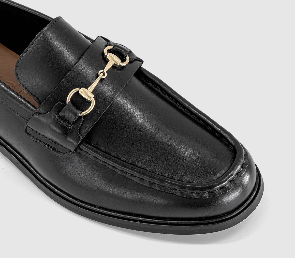 OFFICEMunich Snaffle LoafersBlack Leather