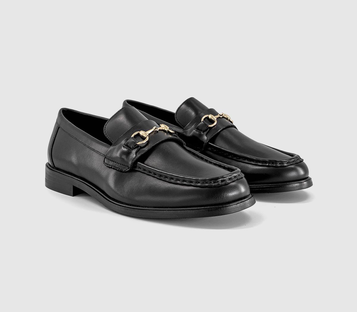 OFFICEMunich Snaffle LoafersBlack Leather