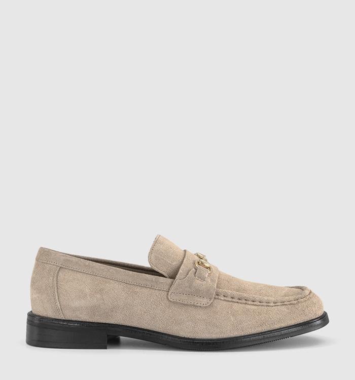 OFFICE Munich Snaffle Loafer Taupe Suede