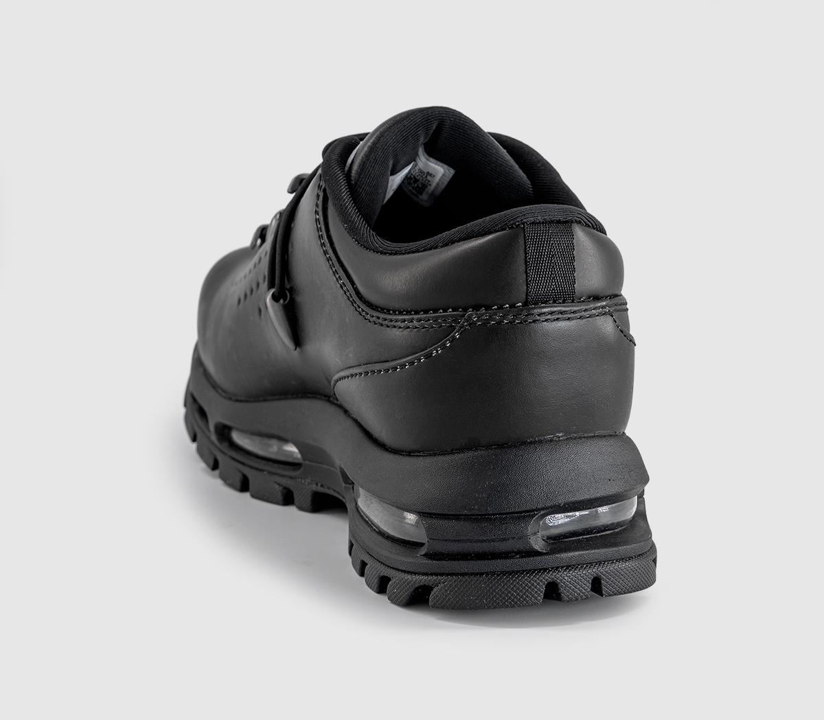NikeAir Max Goadome Low TrainersBlack Metallic Silver Pale Citron Veranda