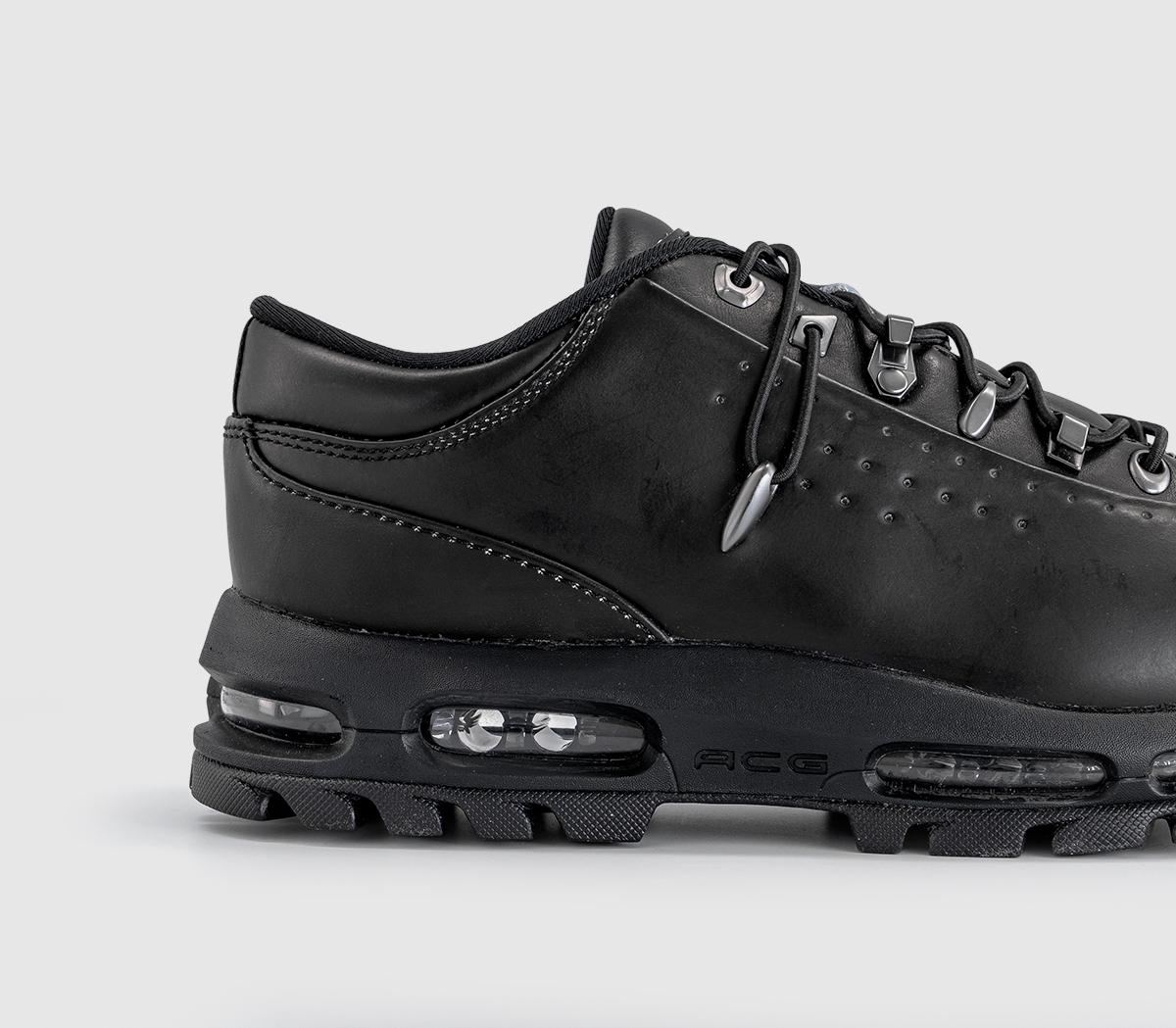 NikeAir Max Goadome Low TrainersBlack Metallic Silver Pale Citron Veranda
