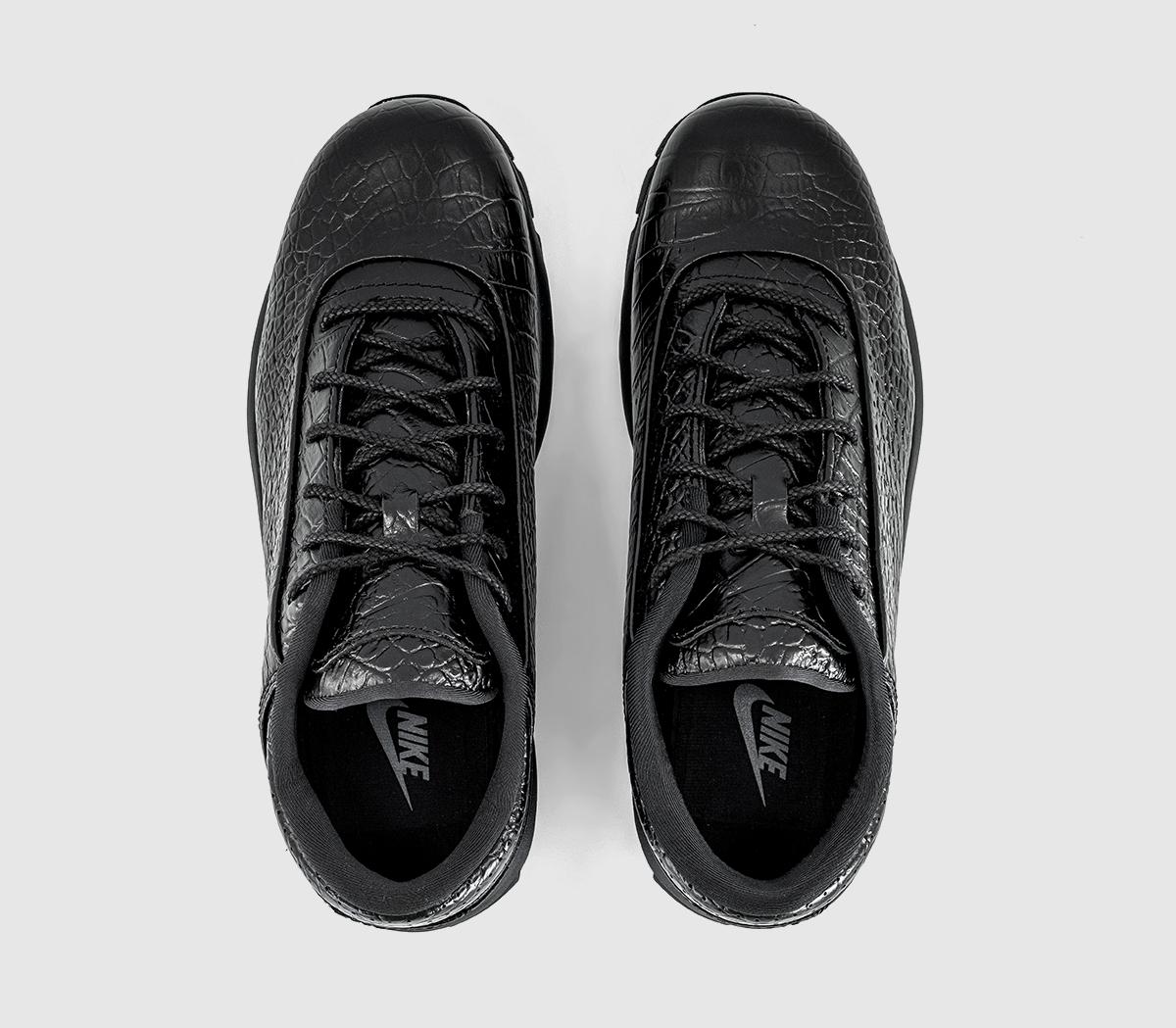 NikeAir Max Goadome LowCroc Black Black Black