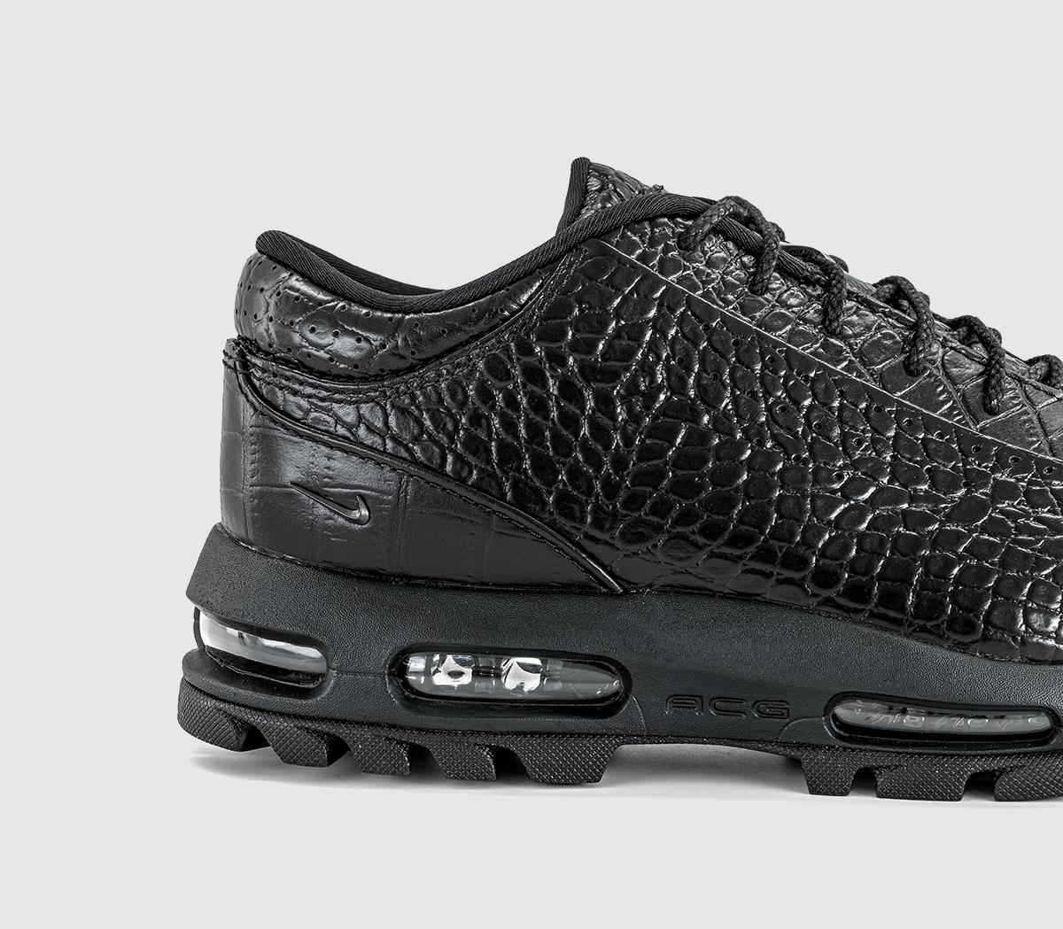 NikeAir Max Goadome LowCroc Black Black Black