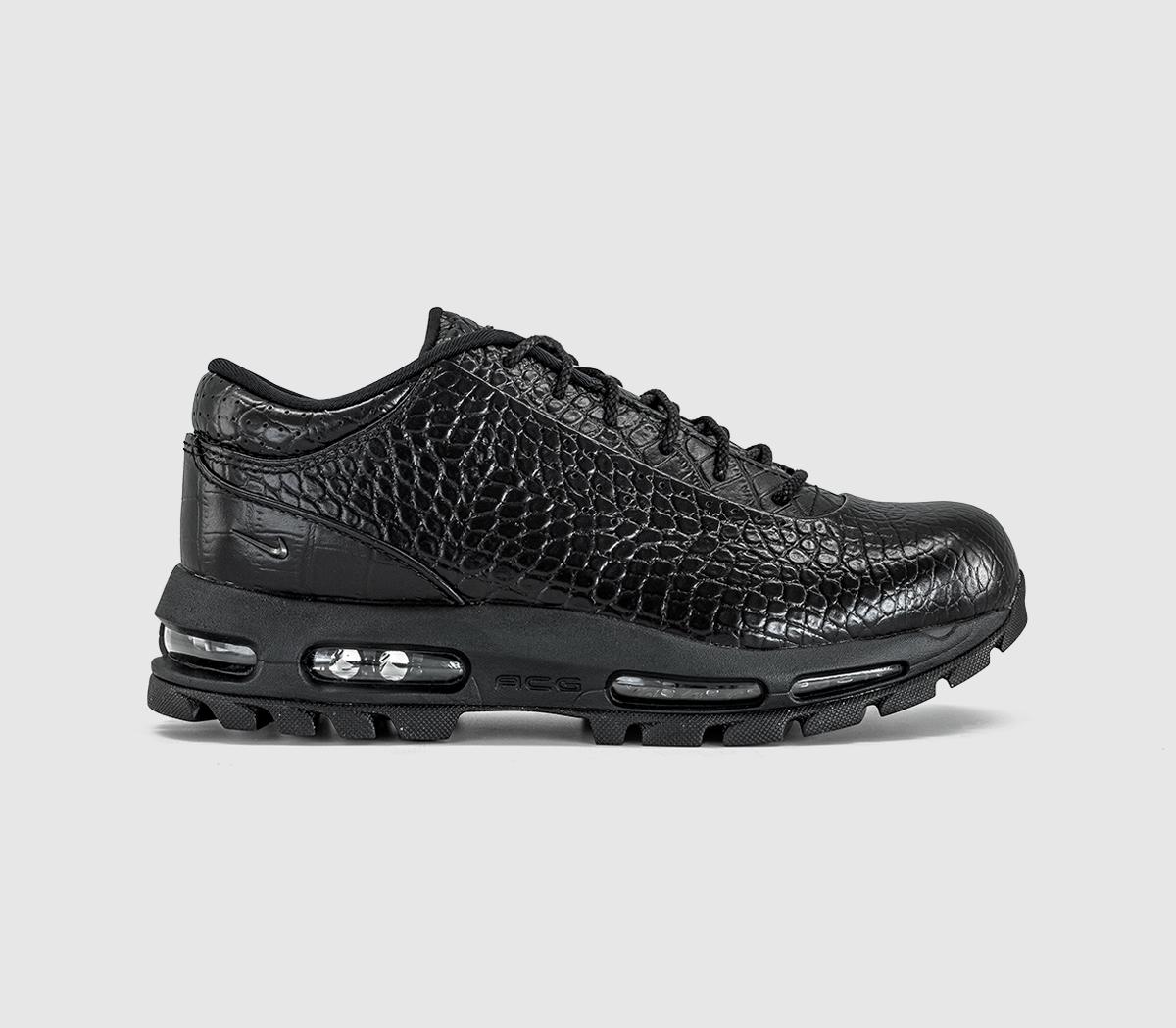 NikeAir Max Goadome LowCroc Black Black Black